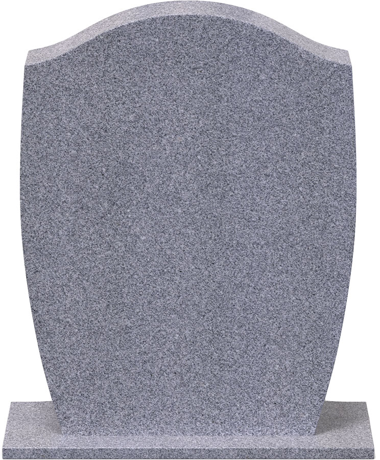 Secura - Elegant gravstein som er helpolert på alle kanter. Buet sokkel ...